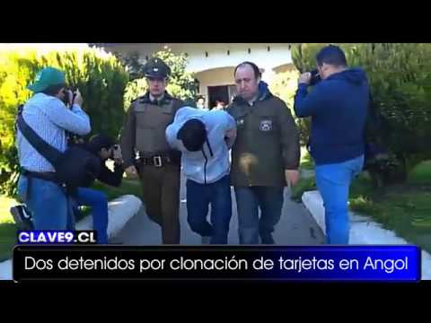 Detienen a pareja por clonación de 70 tarjetas bancarias en Angol