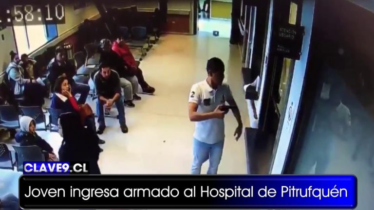 Terror en el Hospital de Pitrufquén: Joven amenazó con un arma de fuego para apurar su atención