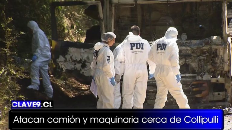 Jornada de atentados incendiarios y un asalto se registró en Malleco