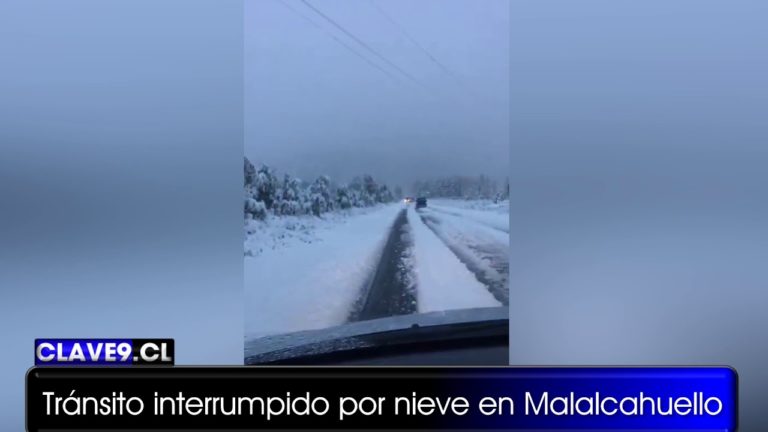 Frente de viento, lluvia y nieve que afecta a La Araucanía deja 23 damnificados