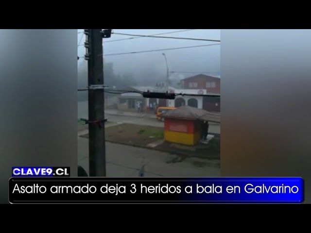 Asalto armado con rehenes deja tres heridos a bala en Galvarino