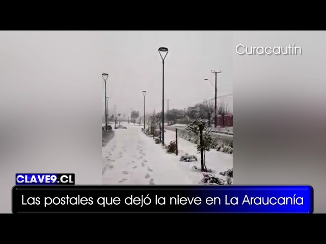 Continúan las bajas temperaturas: Pronostican -3°C  para este miércoles en Temuco