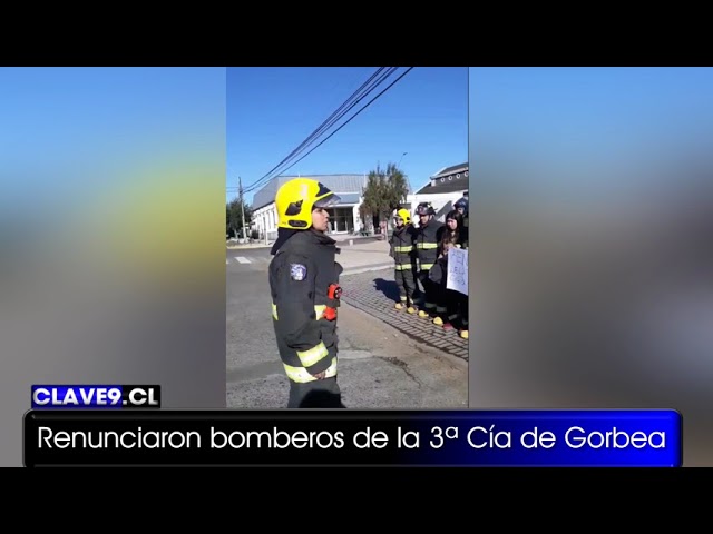 Autoridades de Bomberos de Gorbea llaman a voluntarios renunciados a que reconsideren su decisión