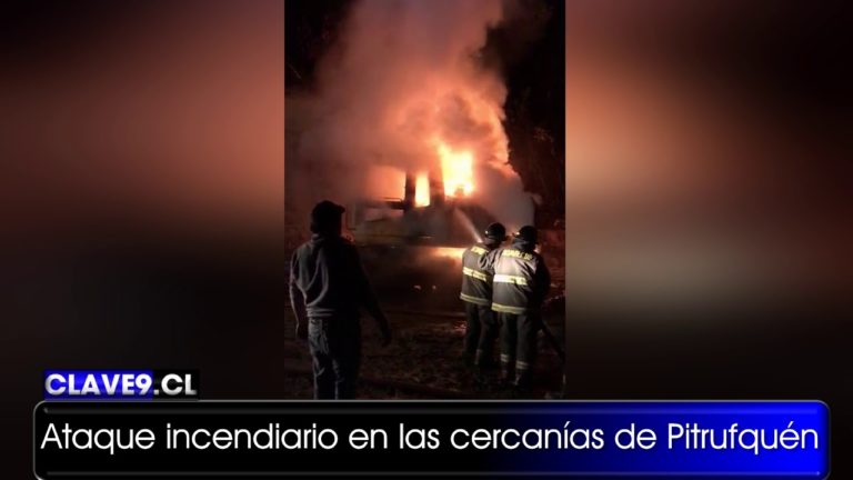 Encapuchados perpetraron ataque incendiario contra empresa de áridos en Pitrufquén