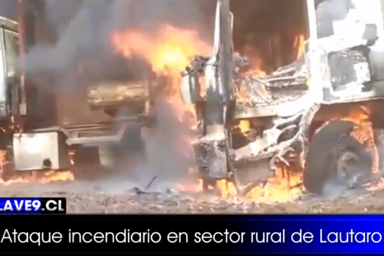 Asociación de Contratistas Forestales calificó como “ataque terrorista” la quema de maquinarias en Lautaro