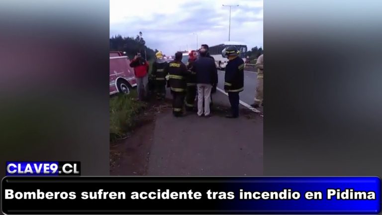 Incendio destruyó centro de eventos de Pidima y Bomberos sufren accidente en el trayecto