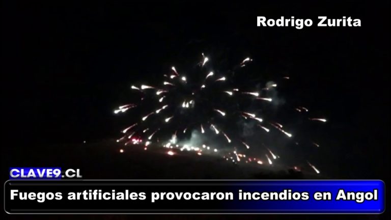Malogrado Año Nuevo en Angol: Fuegos artificiales provocaron incendios y daños