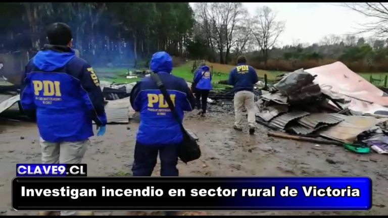 Queman galpón y provocan daños en una vivienda en sector rural de Victoria