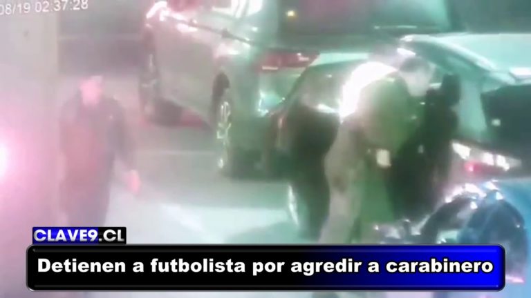 Futbolista que dejó a su hijo en el auto mientras concurrió al casino fue detenido por golpear a carabinero