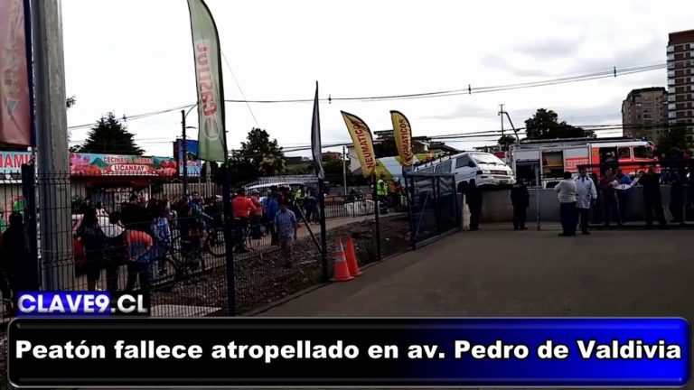 Peatón que transitaba por la vereda fallece tras ser impactado por furgón en avenida Pedro de Valdivia
