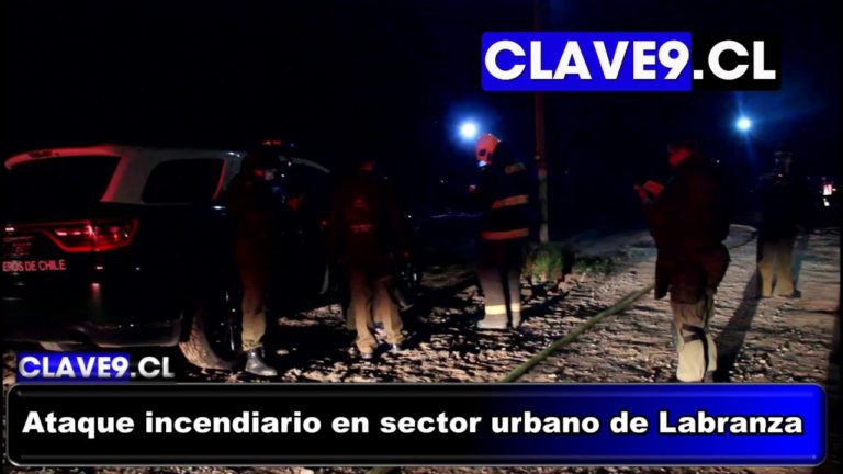 Sujetos armados quemaron cuatro camiones y una retroexcavadora en sector residencial de Labranza