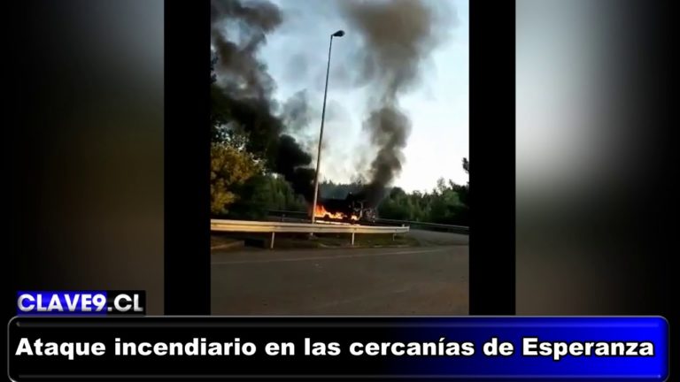 Tres camiones de empresario angolino fueron incendiados junto a la Ruta 5