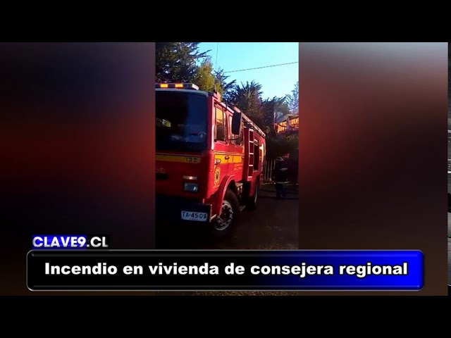 Investigan amenazas e incendio que destruyó vivienda de consejera regional en Collipulli
