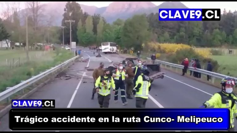 Accidente de tránsito dejó una persona fallecida en la ruta Cunco- Melipeuco