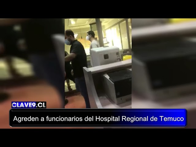 Familiares de paciente agredieron a personal del Hospital Regional de Temuco