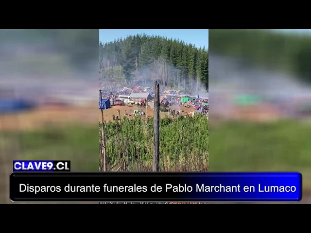 Con disparos se realizó en Lumaco el funeral de Pablo Marchant