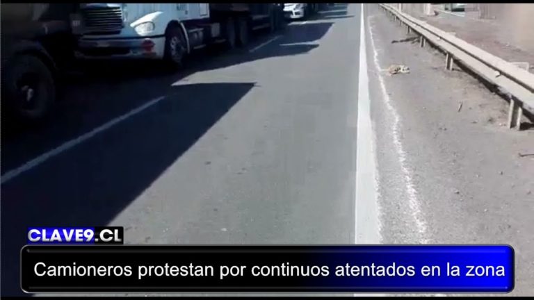 Camioneros anuncian que mantendrán el bloqueo de rutas en protesta por atentados