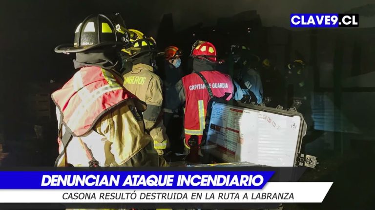Investigan denuncia por presunto ataque incendiario en la ruta Temuco- Labranza