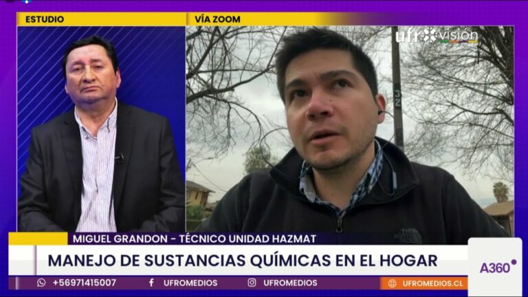 Bombero de Temuco fue asaltado mientras daba entrevista en vivo por televisión