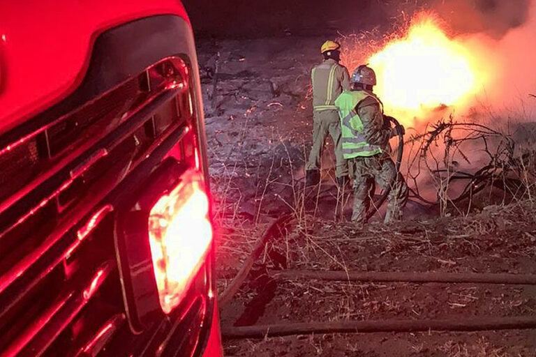 Investigan posible atentado que destruyó una vivienda en Los Sauces