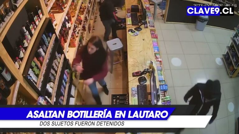 Dejan en prisión preventiva a imputado de asaltar botillería en Lautaro