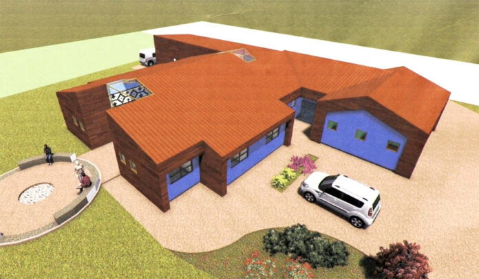 Esta es una proyección tridimensional de la futura nueva instalación que tendrá la posta de salud de Quechereguas Esta es una proyección tridimensional de la futura nueva instalación que tendrá la posta de salud de Quechereguas