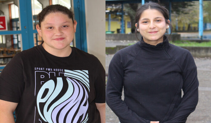 A la izquierda vemos a Catalina Vilches y junto a ella, Valentina Zarate, nuevas promesas deportivas en Temuco A la izquierda vemos a Catalina Vilches y junto a ella, Valentina Zarate, nuevas promesas deportivas en Temuco
