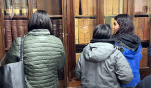 Los estudiantes de Lonquimay pudieron conocer también la biblioteca de la Corte de Apelaciones de Temuco