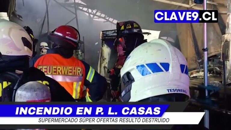 Incendio de supermercado recién inaugurado en Padre Las Casas: Bomberos lleva más de 18 horas combatiendo las llamas